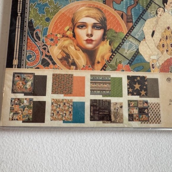 NWT Graphic 45 Vintage Hollywood Paper Set - Picture 5 of 13